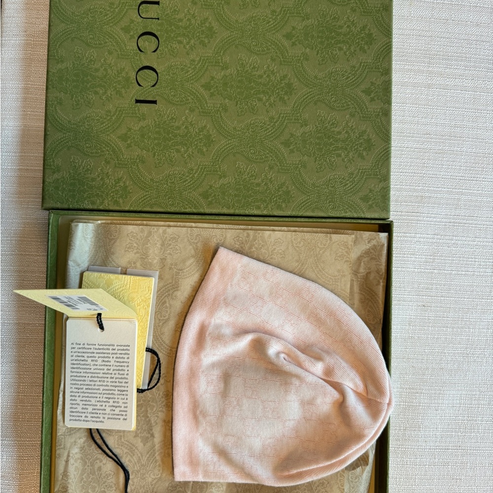 Gucci Pink Beanie - Baby